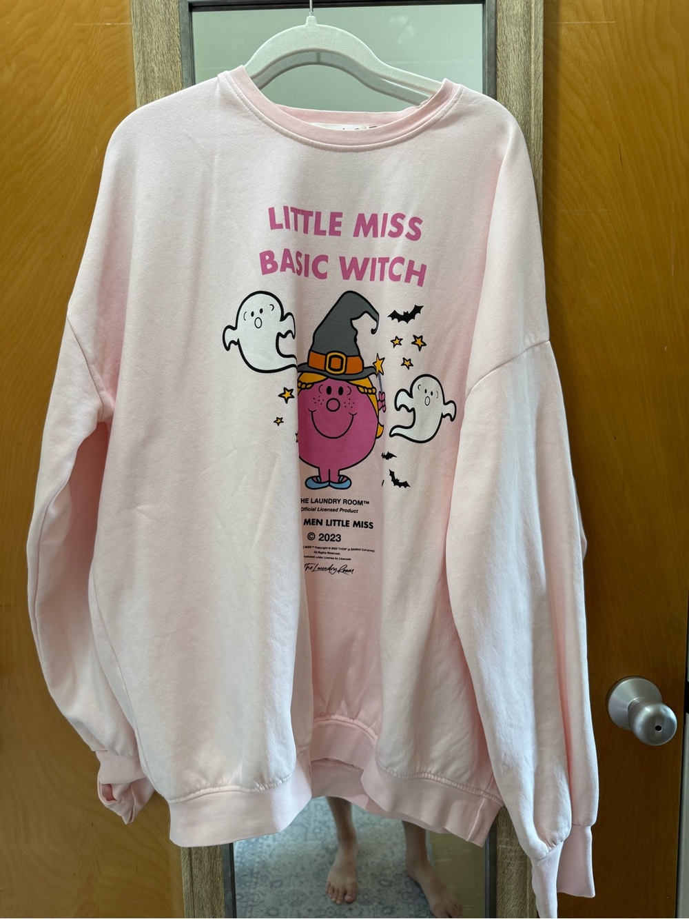 The Laundry Room Pink Mr. Men Little Miss Graphic Sweatshirt